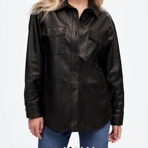 Madewell Black Leather Jacket Timeless Style